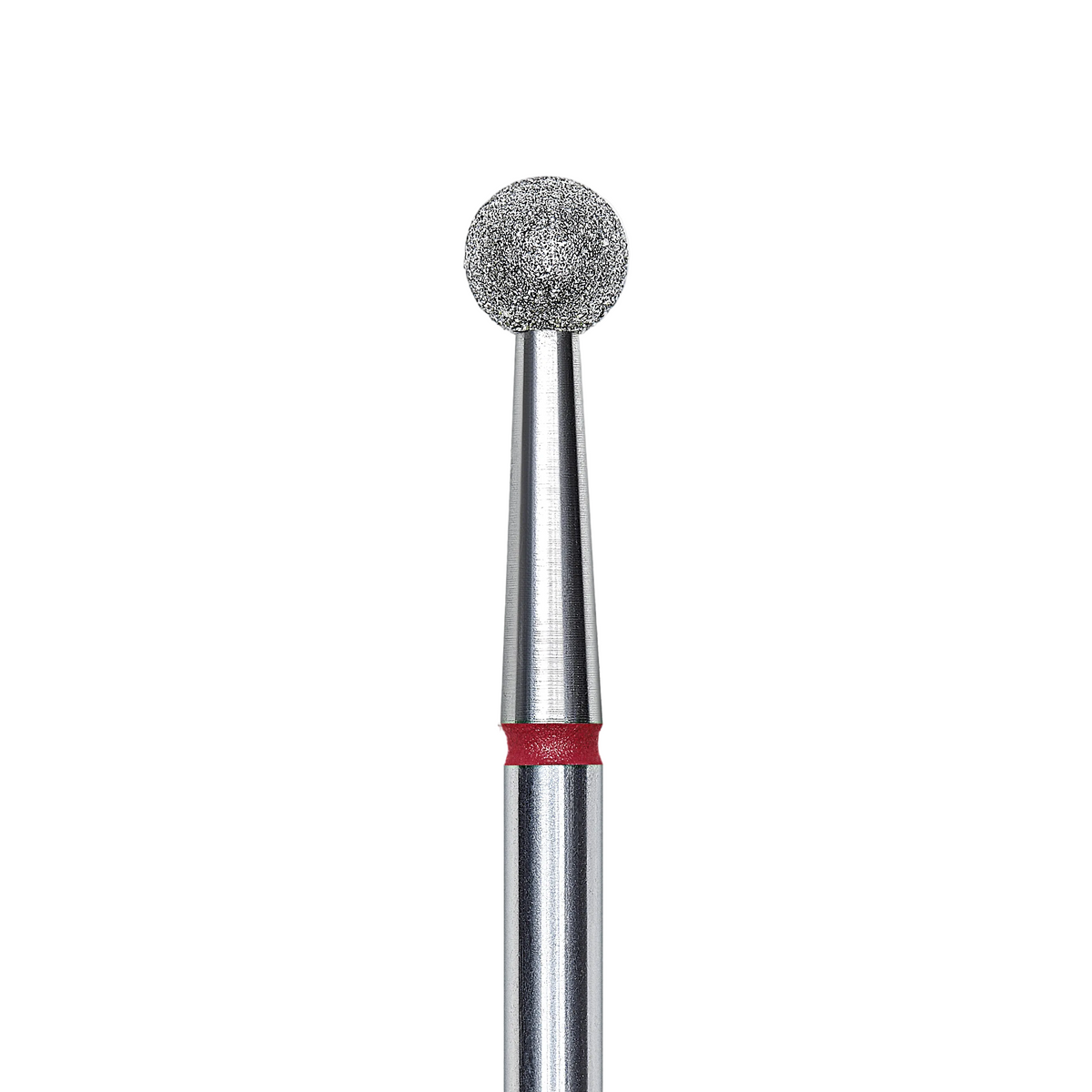 Fraise diamant "boule" - rouge