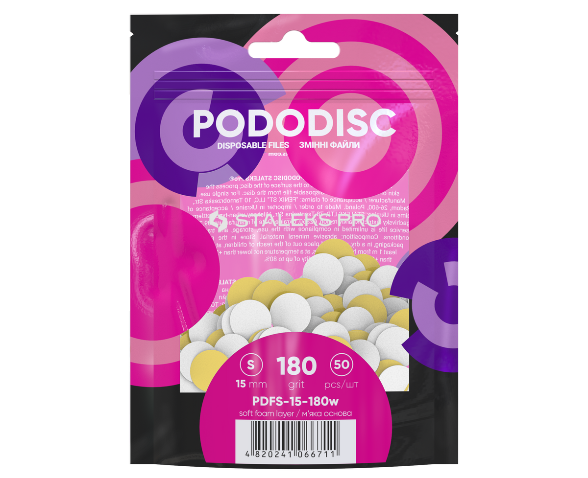 Recharge de limes S avec mousse adhésives Pododisc Stalecks Pro
